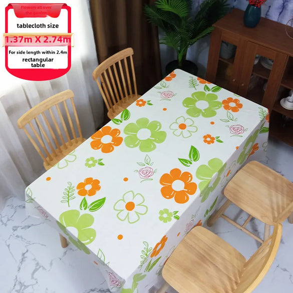 Children'S Birthday Disposable Tablecloth Rectangular Party Kindergarten Children'S Day Classroom Decoration Scene Tablecloth