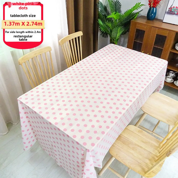 Children'S Birthday Disposable Tablecloth Rectangular Party Kindergarten Children'S Day Classroom Decoration Scene Tablecloth