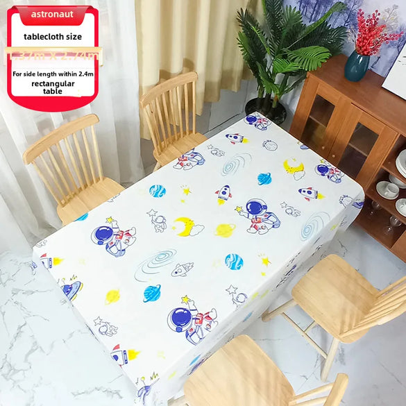 Children'S Birthday Disposable Tablecloth Rectangular Party Kindergarten Children'S Day Classroom Decoration Scene Tablecloth