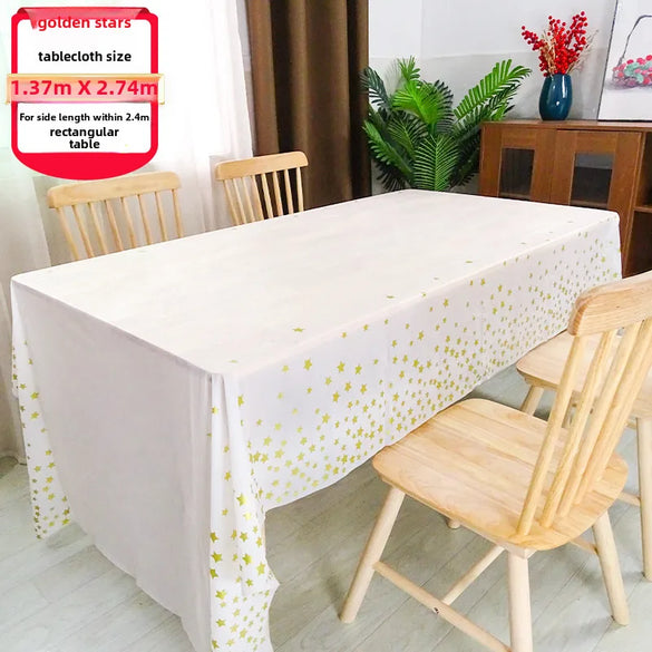 Children'S Birthday Disposable Tablecloth Rectangular Party Kindergarten Children'S Day Classroom Decoration Scene Tablecloth