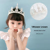 Children'S Crown Hairpin Baby Hair Comb Princess Crown Headdress Little Girl Birthday Rhinestone Crown Comb Hair Accessories