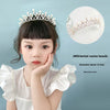 Children'S Crown Hairpin Baby Hair Comb Princess Crown Headdress Little Girl Birthday Rhinestone Crown Comb Hair Accessories