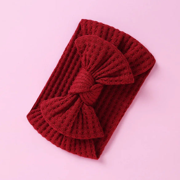 Children'S Hair Accessories New Knitted Fabric Wide Baby Headbands
