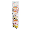 Children's Cartoon Flower Hair Tie Set With Soft Pottery Details Elastic Hair Bands And Cute Hair Accessories