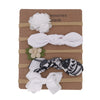 Children's Cloth Flower Bow High Elastic Hairband Set Natural Style Baby Headband Hair Accessories