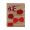 Children's Cloth Flower Bow High Elastic Hairband Set Natural Style Baby Headband Hair Accessories