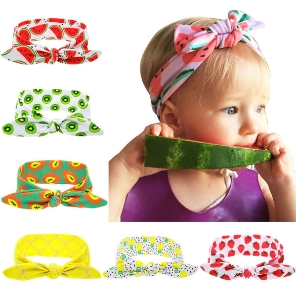 Children's Cloth Handmade Fruit And Lemon Pattern Hair Band