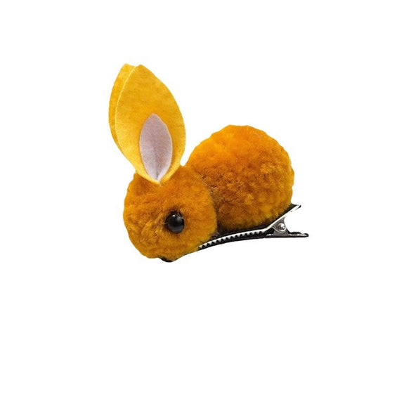 Children's Cloth Rabbit Duckbill Clip Handmade Cartoon Hairpin