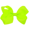 Children's Cloth Solid Color Bow Handmade Hair Clip Accessories