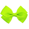 Children's Cloth Solid Color Bow Handmade Hair Clip Accessories