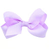 Children's Cloth Solid Color Bow Handmade Hair Clip Accessories