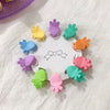 Children's Cute Mini Flower Crown Grip Hair Clip Colorful Cartoon Plastic Resin Hairpin For Baby Bangs And Broken Hair