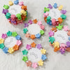 Children's Cute Mini Flower Crown Grip Hair Clip Colorful Cartoon Plastic Resin Hairpin For Baby Bangs And Broken Hair