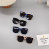 Children's Fashion Polarized Translucent Soft Rubber Box Shaped Sunglasses