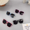 Children's Fashion Polarized Translucent Soft Rubber Box Shaped Sunglasses
