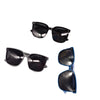 Children's Fashion Polarized Translucent Soft Rubber Box Shaped Sunglasses