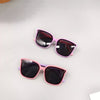 Children's Fashion Polarized Translucent Soft Rubber Box Shaped Sunglasses