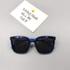Children's Fashion Polarized Translucent Soft Rubber Box Shaped Sunglasses