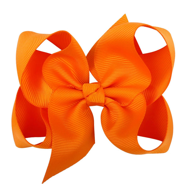 Children's Handmade Cloth Bow Flower Hair Clip Duckbill Hairpin Colorful Headwear
