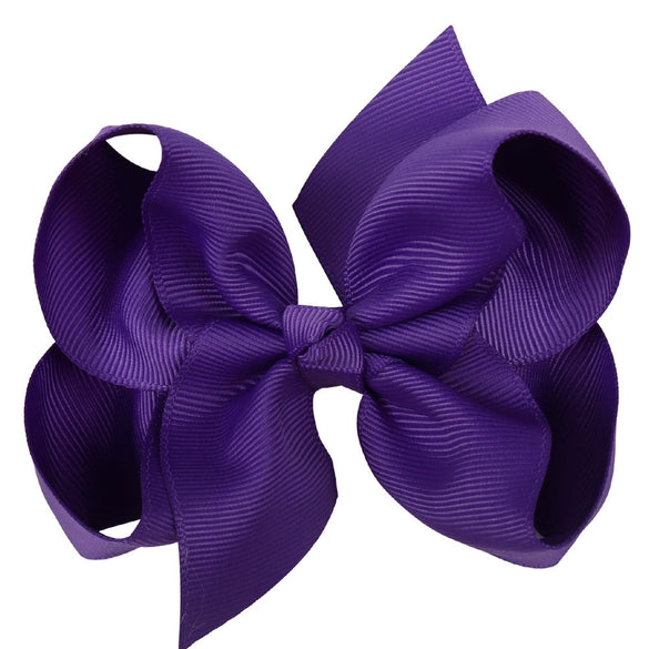 Children's Handmade Cloth Bow Flower Hair Clip Duckbill Hairpin Colorful Headwear