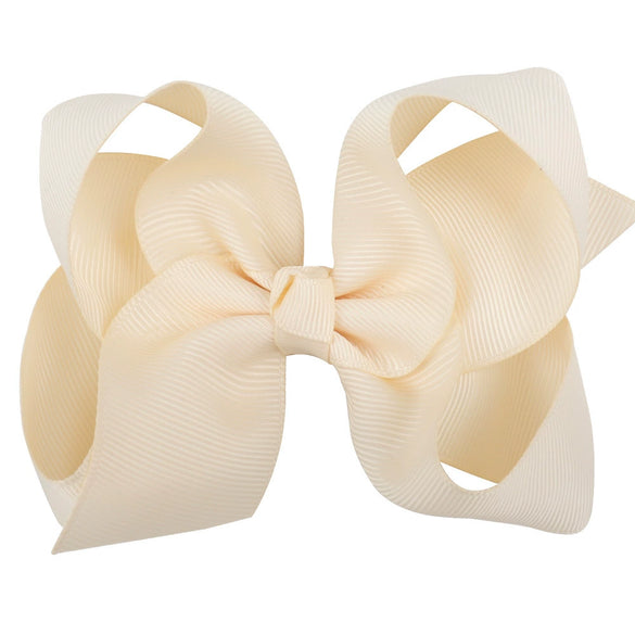 Children's Handmade Cloth Bow Flower Hair Clip Duckbill Hairpin Colorful Headwear