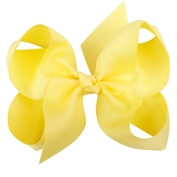 Children's Handmade Cloth Bow Flower Hair Clip Duckbill Hairpin Colorful Headwear