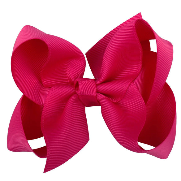 Children's Handmade Cloth Bow Flower Hair Clip Duckbill Hairpin Colorful Headwear