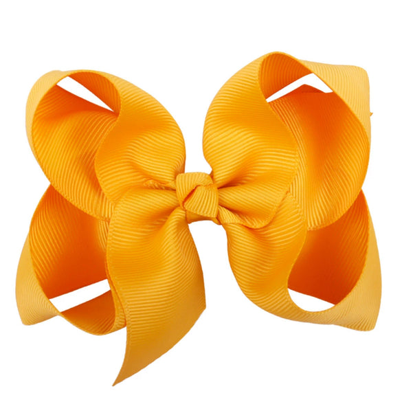 Children's Handmade Cloth Bow Flower Hair Clip Duckbill Hairpin Colorful Headwear