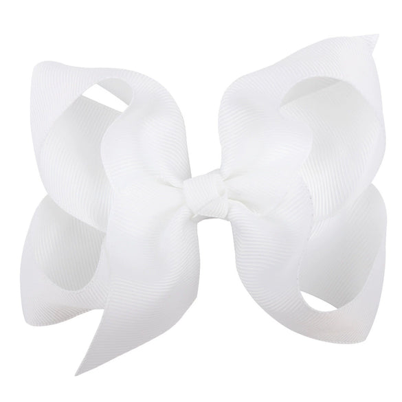 Children's Handmade Cloth Bow Flower Hair Clip Duckbill Hairpin Colorful Headwear