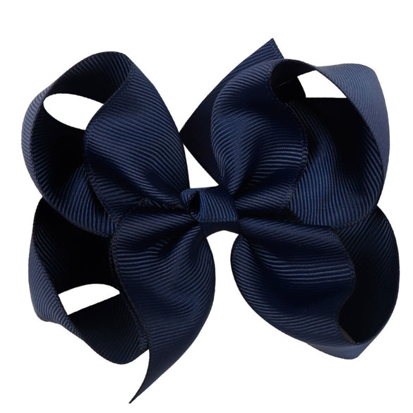 Children's Handmade Cloth Bow Flower Hair Clip Duckbill Hairpin Colorful Headwear