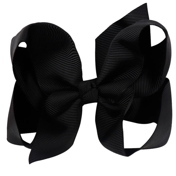 Children's Handmade Cloth Bow Flower Hair Clip Duckbill Hairpin Colorful Headwear