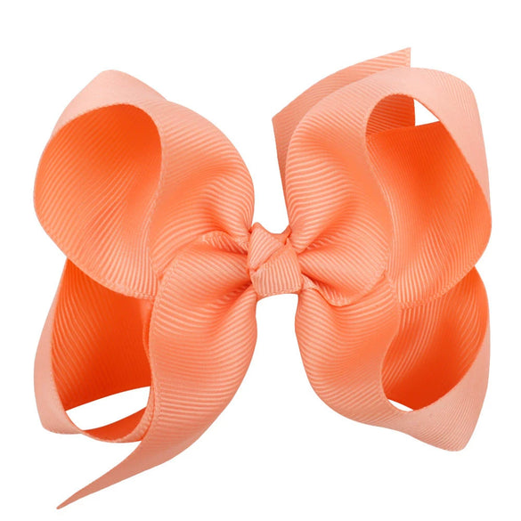 Children's Handmade Cloth Bow Flower Hair Clip Duckbill Hairpin Colorful Headwear