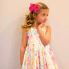 Children's Handmade Cloth Bow Flower Hair Clip Duckbill Hairpin Colorful Headwear