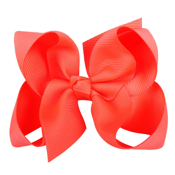 Children's Handmade Cloth Bow Flower Hair Clip Duckbill Hairpin Colorful Headwear