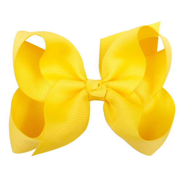 Children's Handmade Cloth Bow Flower Hair Clip Duckbill Hairpin Colorful Headwear