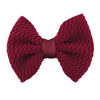 Children's Handmade Cloth Mini Bow Hair Accessories With Solid Color Pattern