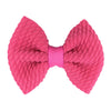 Children's Handmade Cloth Mini Bow Hair Accessories With Solid Color Pattern