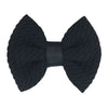 Children's Handmade Cloth Mini Bow Hair Accessories With Solid Color Pattern