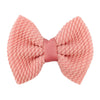 Children's Handmade Cloth Mini Bow Hair Accessories With Solid Color Pattern