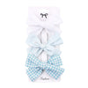 Children's Handmade Fabric Floral Bow Hair Clip Set Simple Fresh Baby Hair Accessories Right Side Hairpins