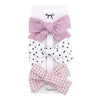 Children's Handmade Fabric Floral Bow Hair Clip Set Simple Fresh Baby Hair Accessories Right Side Hairpins