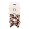 Children's Handmade Fabric Floral Bow Hair Clip Set Simple Fresh Baby Hair Accessories Right Side Hairpins