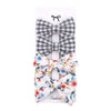 Children's Handmade Fabric Floral Bow Hair Clip Set Simple Fresh Baby Hair Accessories Right Side Hairpins