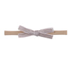 Children's Handmade Nylon Fabric Bow Plaid Hair Band Set Soft Elastic Bow Hair Rope Headdress Accessories