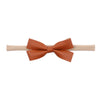 Children's Handmade Nylon Fabric Bow Plaid Hair Band Set Soft Elastic Bow Hair Rope Headdress Accessories
