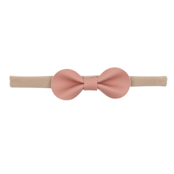 Children's Handmade Nylon Fabric Bow Plaid Hair Band Set Soft Elastic Bow Hair Rope Headdress Accessories
