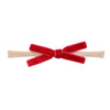 Children's Handmade Nylon Fabric Bow Plaid Hair Band Set Soft Elastic Bow Hair Rope Headdress Accessories