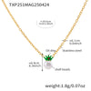 Children's Jewelry Set With Omega Crown Beads In Stainless Steel And Green Glass Electroplated Small Fresh Cute Design