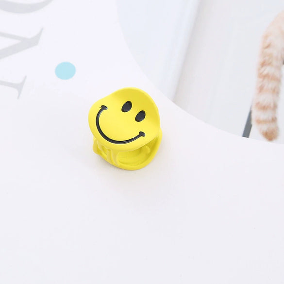 Children's Metal Cartoon Fruit Animal Style Baking Varnish Hair Clip Hair Accessories