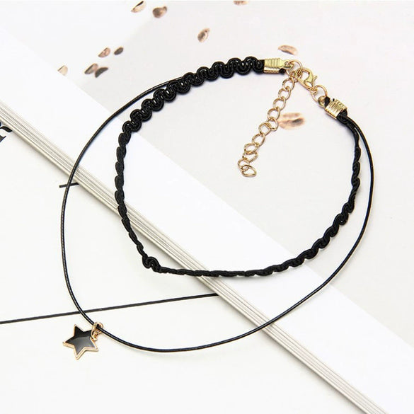 Children's Necklace Girls' Fashion Collarbone Chain Girls' Allmatch Simple Necklace Accessories Princess Baby Jewelry